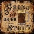 thumbnail image 2 of Art Licensing Studio 20x20 Black Ornate Wood Framed with Double Matting Museum Art Print Titled - Strong and Stout, 2 of 4