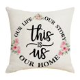 thumbnail image 2 of Bjutir Easter Linen Pillow Cover Spring Flower Car Home Sofa Pillow Cover, 2 of 5