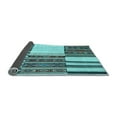 thumbnail image 2 of Ahgly Company Indoor Round Patchwork Light Blue Transitional Area Rugs, 6' Round, 2 of 4