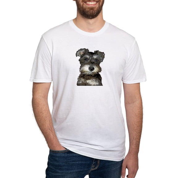 CafePress - Miniature Schnauzer Fitted T Shirt - Fitted T-Shirt, Vintage Fit Soft Cotton Tee