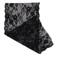 thumbnail image 3 of Cinta de encaje Bling Bling 24 cm de ancho 10 yardas Negro, 3 of 12