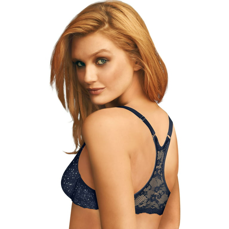 Maidenform Womens Pure Genius T-Back Bra with Lace - Best-Seller, 38DD 