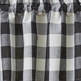 thumbnail image 3 of Park Designs Black & Cream Buffalo Check Valance 14''L, 3 of 6