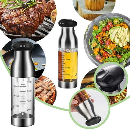 

Cooking Oil Sprayer Double Head Oil Vinegar Bottles Air Fryer Oil Dispenser Olive Oil Spray For BBQ Kitchen Baking Roasting Fancy Water Bottles That You Can Put Flavors in
