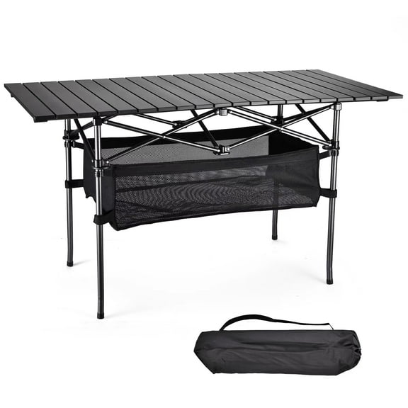 WEIDIORME Aluminum Folding Camping Table with Carrying Bag