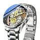 thumbnail image 1 of Guardurnaity Reloj de de cuarzo resistente al agua con estilo para hombre, de Metal, para cronometraje preciso, nuevos relojes para hombre Relojes Acero plateado, 1 of 6
