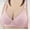 Pink, variant on Jacenvly Bras for Women No Underwire Stretchable Solid Push-Up Bra Women Bralettes Breathable Soft Comfortable and Steel Ring Free Gathering Underwear Daily Bra