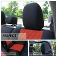 thumbnail image 4 of For 2020-2024 Jeep Gladiator FH Group Neoprene Waterproof Custom Fit Car Seat Covers - Rear Set Red, 4 of 5