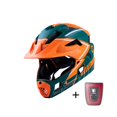 thumbnail image 1 of SUNRIMOON-casco de seguridad para Ciclismo de montaña, protector de cabeza de cara completa con luz trasera, desmontable, para deportes al aire libre Fivean Cascos de ciclismo, 1 of 2