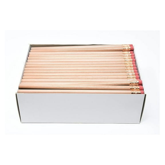 Blank Round Pencils Natural - 144 Pack, Unsharpened Wood Pencils for Artists, Students & Crafting, Pre-Sharpened Options Available