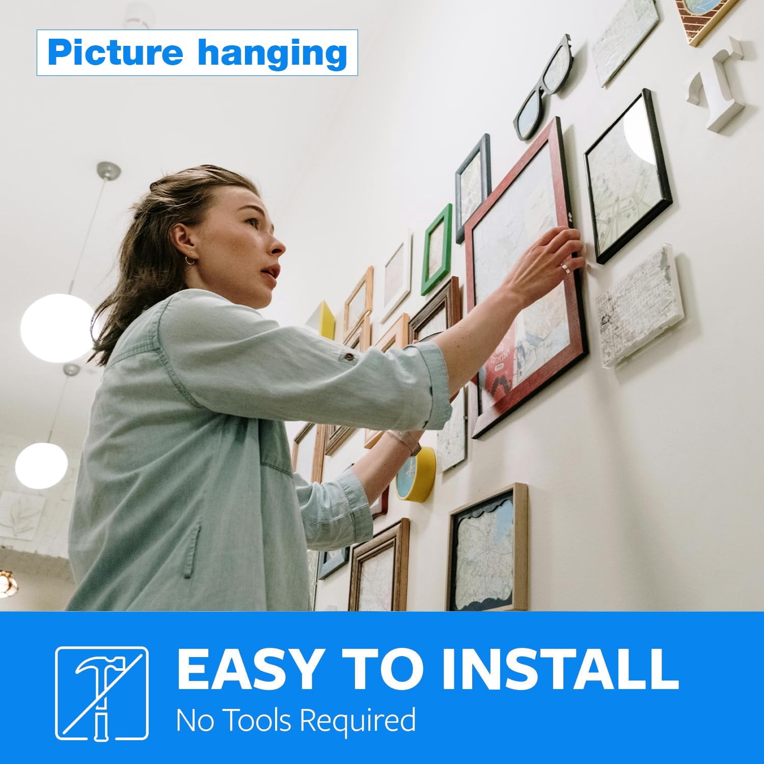 3M Double Sided Tape 1in x 16.5ft, Mounting Heavy Duty, Removeable PE Foam Strips, Strong Adhesive Waterproof Free Damage for Paint Wall Picture Hanging Poster