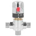 thumbnail image 2 of Hot Thermostatic Mixing Valve G1/2 Inch DN15 Male Thread Brass Hot Cold Water Mixing Valve Temperature Control Mixer, 2 of 8