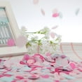 thumbnail image 2 of SKISUNO Confetti Balloons Sequins Balloon Set Pink Light Blue Light Pink Rose Wedding Balloons 1 Set, 2 of 5