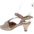 thumbnail image 3 of De Blossom Girls K-Stella-2 Stunning Strappy Dress Heel Metallic Party Shoes, 3 of 4