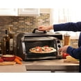thumbnail image 3 of Hamilton Beach Easy Reach 1500 W 6-Slice Black Toaster Oven, 3 of 10