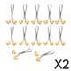 thumbnail image 1 of Paquete de 2-4 12X Broches Hijab Bufanda Perla Pin Suéter Mantón 2 piezas, 1 of 10