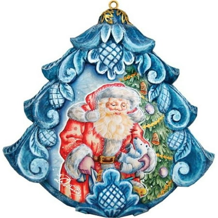 G Debrekht Derevo Gift Giving Pleasure Scenic Ornament