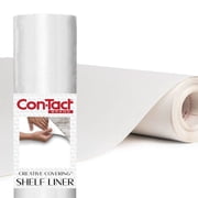 Con-Tact Creative Covering™ Solid Color White Vinyl, 18 in. x 16 ft., Well Suited to Surface Protection and Shelf Organization