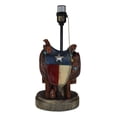 thumbnail image 5 of Western Cowboy Faux Tooled Leather Texas State Flag Horse Saddle Table Lamp, 5 of 10