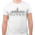thumbnail image 2 of Skyline Mumbai India Shirt Unisex Large White, 2 of 5