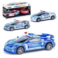 thumbnail image 1 of LED Light Car Toy Funny Battery Powered Police Car Toy Racing Model Car for Kids, 1 of 10
