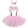 thumbnail image 3 of Vestido de tutú de conejo de Pascua, disfraz de conejo para cosplay, para niños pequeños, para presentaciones escolares, fiestas de cumpleaños, atuendo de tul, ropa de vacaciones, 3 of 5