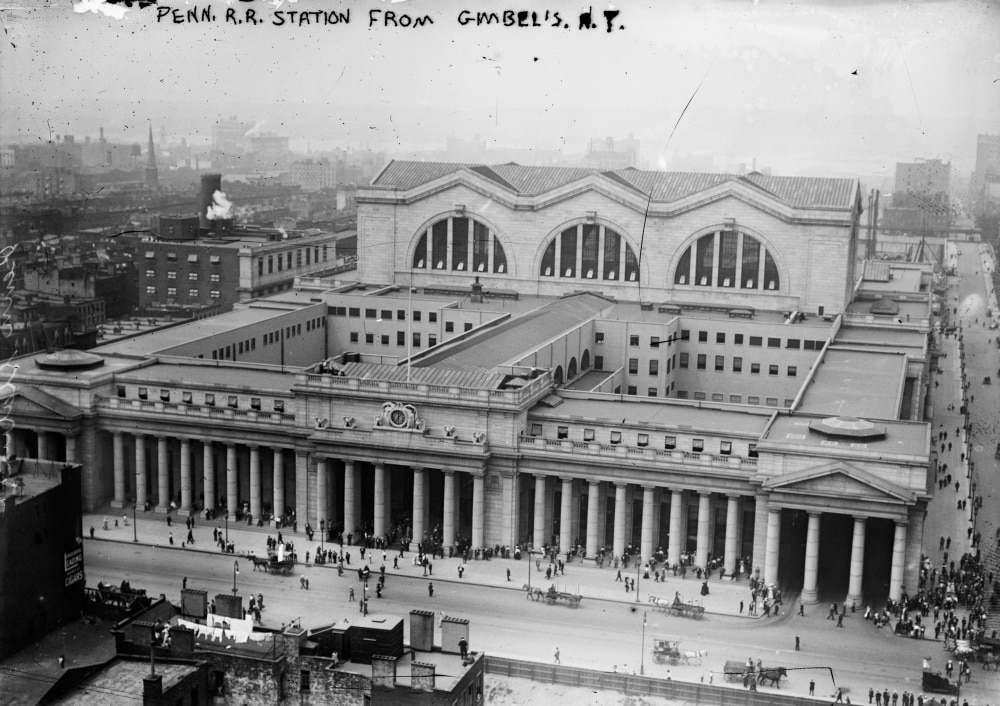 Nyc Penn Station, 1911. /Npennsylvania Station In New York City, Built