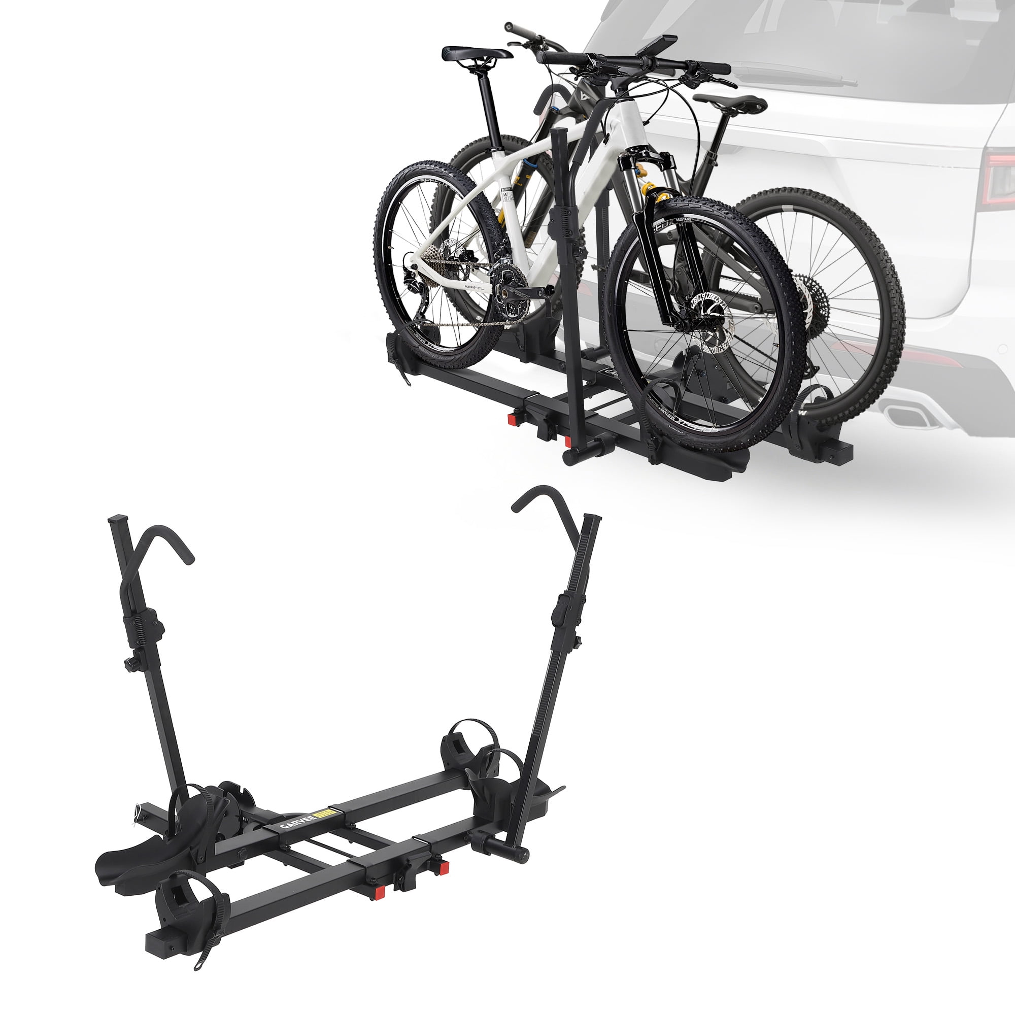 Allen Sports Deluxe Quick Install 2-Bicycle Hitch Rack, Model
