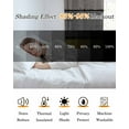 thumbnail image 6 of Fsddascl Yellow Grey Blackout Curtains for Bedroom/Living Room, Thermal Insulated Kitchen Curtains, Vintage Stripe Farmhouse Wood Grain Ombre Grommet Darkening Window Treatment Drapes 42"x54"x2, 6 of 8