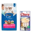 thumbnail image 1 of Cat Chow Gatitos Pescado Carne y Leche Defense Plus 7.5 kg + Churu Atún con Almeja Sobre con 4 Tubos de 14 g, 1 of 4