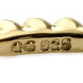 thumbnail image 4 of 925 Sterling Silver Gold Plated Stackable Ring Fancy/, 4 of 8
