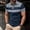 Gray, variant on CYMMPU Men's Stand Collar Linen-Like Textured Casual Shirt, Breathable Short Sleeve Henley for Summer White S