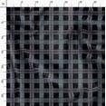 thumbnail image 3 of Soimoi Black Poly Georgette Fabric Check Check Print Fabric by the Yard 52 Inch Wide, 3 of 5