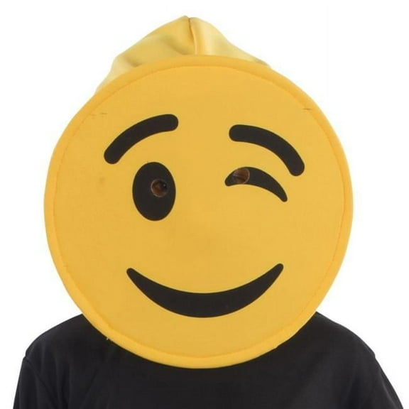 Dress Up America 990 Winking Emoji Mask - Adult
