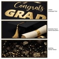 thumbnail image 4 of Graduation Season Decorative Door Cover, Congrats Grad Party Banner with Cap Diploma Designs, for Campus Graduation Ceremony, Photo Booth Prop, Home Door Decoration - 1PC, 4 of 5