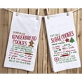 thumbnail image 4 of JOOCAR Christmas Kitchen Towels, Cute Gingerbread Man Christmas Tree Star Cookies Christmas Kitchen Towels for Home Kitchen Holiday Decoration Housewarming Gift Towel Set of 2, 4 of 5