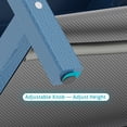 thumbnail image 4 of 42" Outdoor Benches Patio Loverseat Plastic Plywood Weather Resistant for Balcony Deck Pool Lawn Garden Backyard, 4 of 8