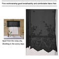 thumbnail image 2 of 1 Uds. Cortina con cenefa de encaje Floral bordado cortina de ventana corta semitransparente para cocina hermosa decoración de ventana de comedor Vhermosa 223256-3, 2 of 8