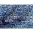 thumbnail image 4 of oneOone Cotton Poplin Fabric Stripe & Square Geometric Print Fabric By The Yard 56 Inch Wide, 4 of 4