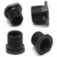 thumbnail image 4 of 1/2x28 ID to 5/8x24 OD Black Automotive Aluminum Thread Oil Fuel Filter Fittings, 4 of 5