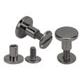 thumbnail image 2 of LHCER 50 Set 8mm Pure Copper Flat Head Rivets Leather Strap Screws Kit for Notebook Binding,Rivet,Metal Rivet, 2 of 7