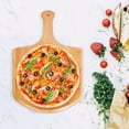 thumbnail image 6 of Lloopyting 1*Pizza Shovel Clearance！ Pizza Pan Cookie Sheets For Baking，Smooth Pizza Peel Pizza Peel Wooden Long Handle Nonstick Food Grade Hangable Pizza Cutting Board Vegetable Cake Dessert Serving, 6 of 9