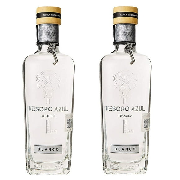 Pack de 2 Tequila Tesoro Azul Blanco 750 ml Tesoro Azul Blanco