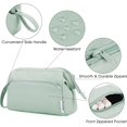 thumbnail image 4 of Women's Makeup Bag Wide Open Makeup Bag Travel Cosmetic Organizer Toiletry Bag for Toiletries Accessories (Light Green), 4 of 4