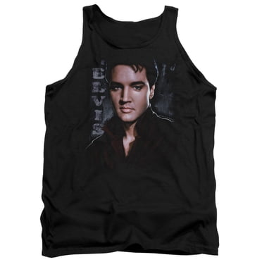Elvis Presley Tough Adult Tank Top Black