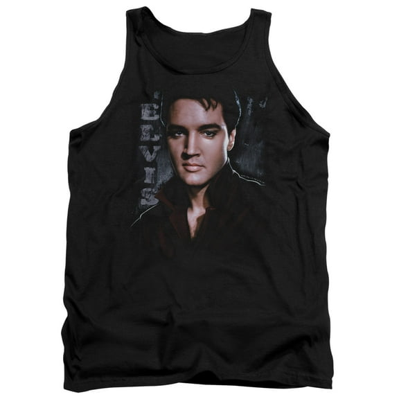 Elvis Presley Tough Adult Tank Top Black
