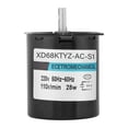 thumbnail image 1 of XD68KTYZ-AC S1 AC220V 28W Permanent Magnet Synchronous Gear Motor Cw CCW 110 r min, 1 of 3