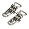 thumbnail image 1 of Loquet Anti-Rappel pour Bateau, Attaches de Trappe 66mm à 75mm Acier Inoxydable Poli 304 2 Pcs Fixation Serrée Construction Solide pour Yachts, 1 of 8
