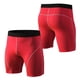 thumbnail image 4 of Pantalones cortos deportivos para hombre - tejido elástico y transpirable, ideal para correr, gimnasio o yoga - talla XL (rojo), 4 of 6