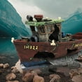 thumbnail image 4 of 1pc Aquarium Fishing Boat Decor Fish Tank Craft Aquarium Decor Fish Tank Decor, 4 of 6